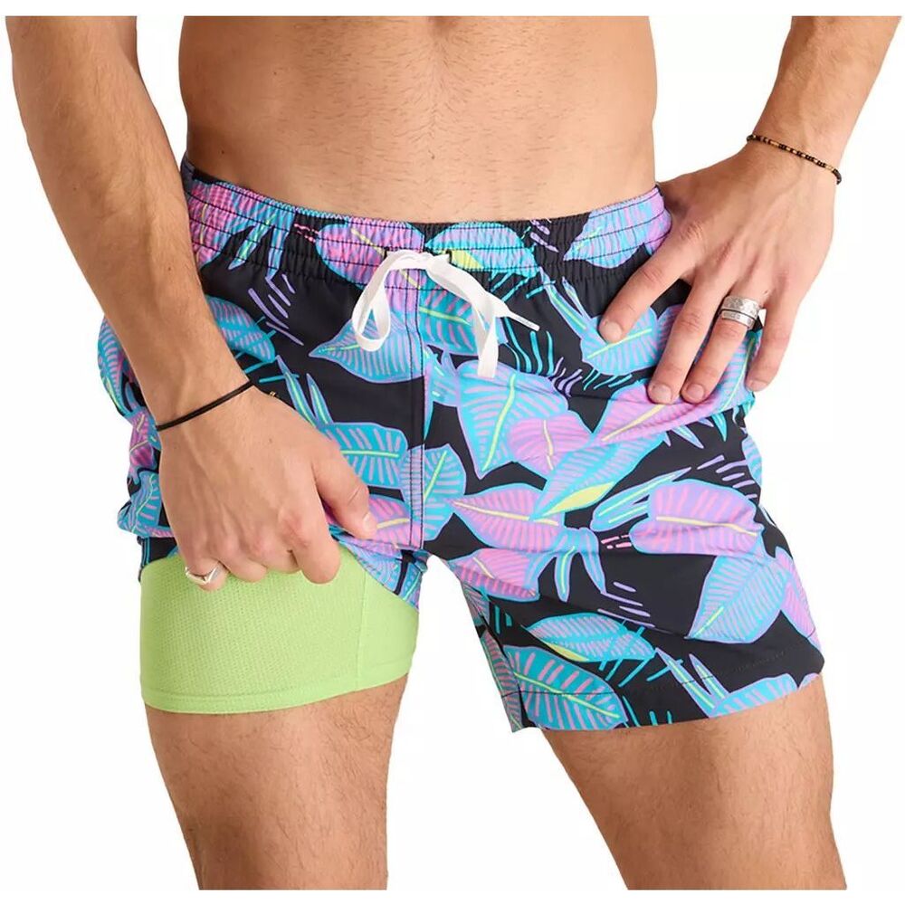 Chubbies 5.5" Classic Lined Swim Trunks The Fluorescent Funk Small